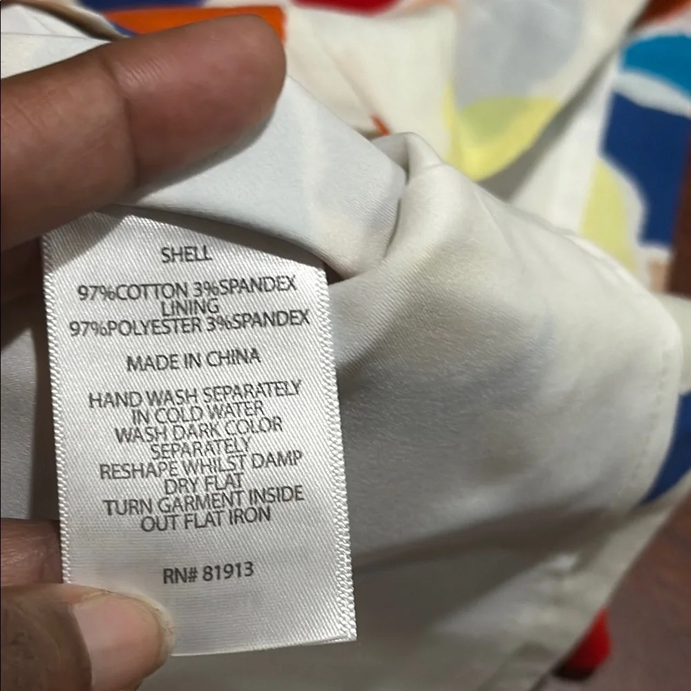 Anthropologie Tracy Reese Multicolor Floral Midi Dress selah lined cutout midi - Picture 6 of 10